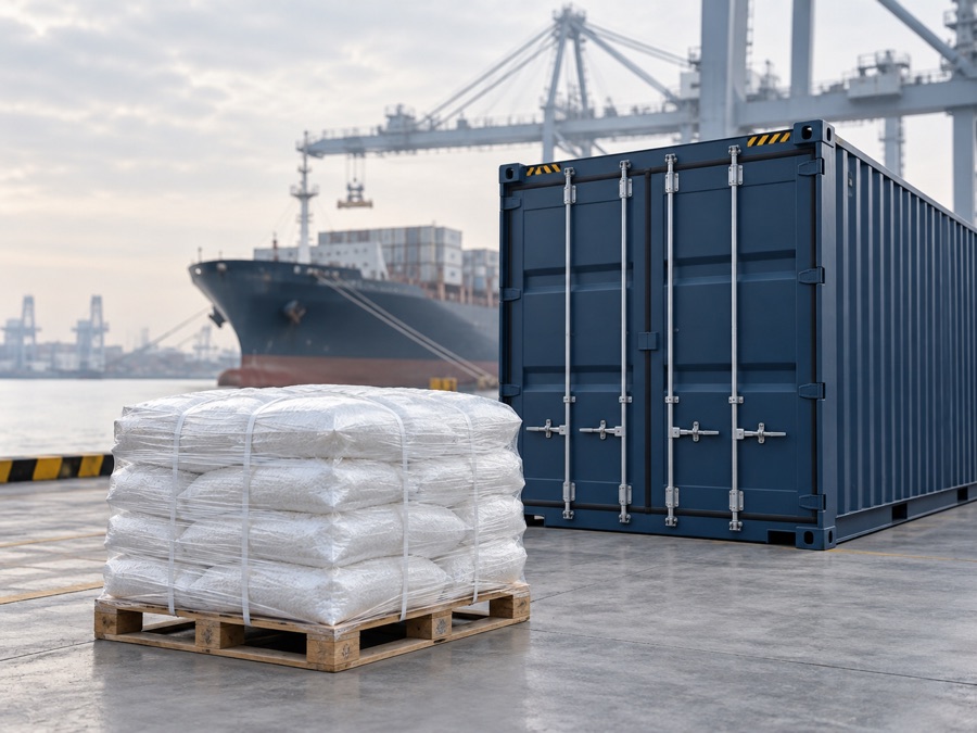 Import and export shipping containers